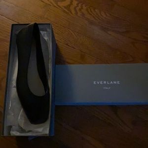 Black flats Italian brand Everlane
